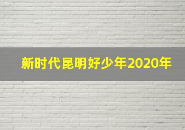 新时代昆明好少年2020年