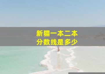 新疆一本二本分数线是多少