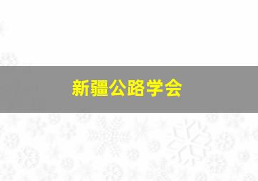 新疆公路学会