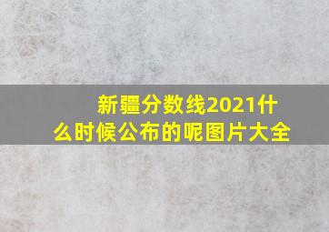 新疆分数线2021什么时候公布的呢图片大全