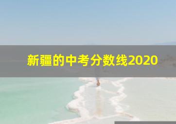 新疆的中考分数线2020