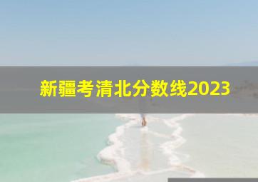 新疆考清北分数线2023