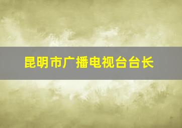 昆明市广播电视台台长