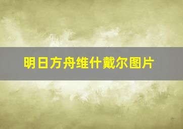 明日方舟维什戴尔图片