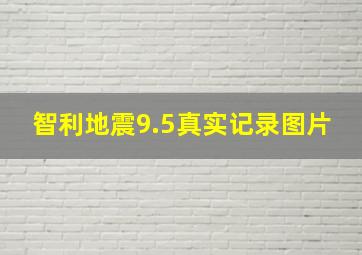 智利地震9.5真实记录图片