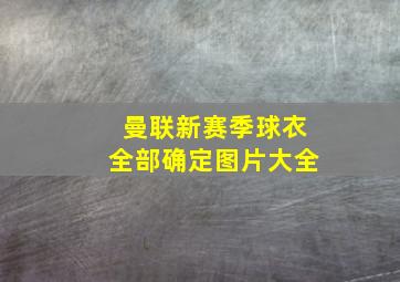 曼联新赛季球衣全部确定图片大全