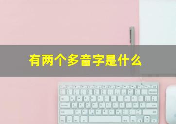 有两个多音字是什么