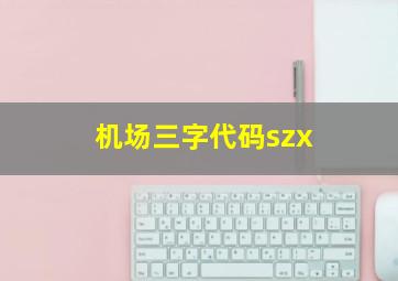 机场三字代码szx