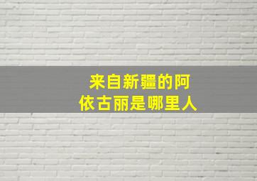 来自新疆的阿依古丽是哪里人