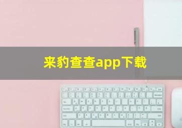 来豹查查app下载