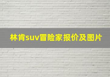 林肯suv冒险家报价及图片