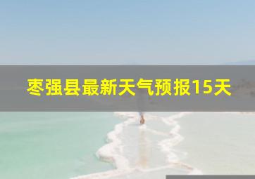 枣强县最新天气预报15天