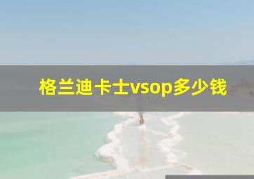 格兰迪卡士vsop多少钱