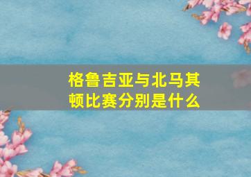 格鲁吉亚与北马其顿比赛分别是什么