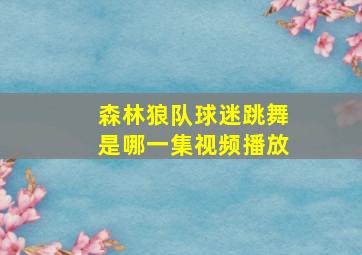 森林狼队球迷跳舞是哪一集视频播放