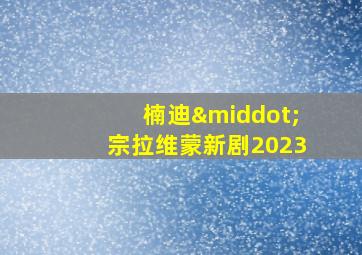 楠迪·宗拉维蒙新剧2023