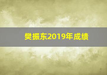 樊振东2019年成绩