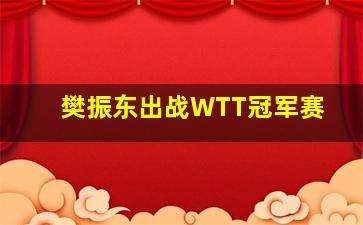 樊振东出战WTT冠军赛