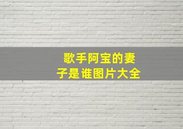 歌手阿宝的妻子是谁图片大全