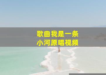 歌曲我是一条小河原唱视频