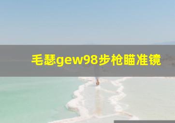 毛瑟gew98步枪瞄准镜