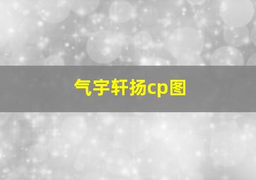 气宇轩扬cp图