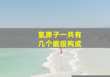 氢原子一共有几个能级构成