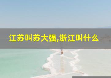 江苏叫苏大强,浙江叫什么