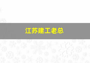 江苏建工老总