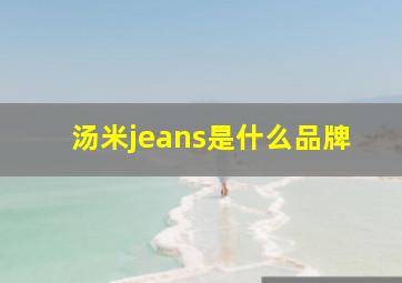 汤米jeans是什么品牌