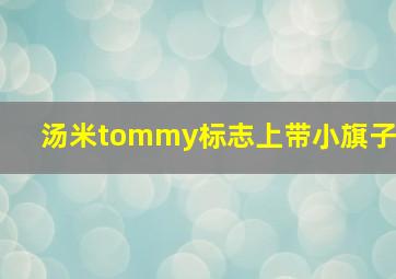 汤米tommy标志上带小旗子