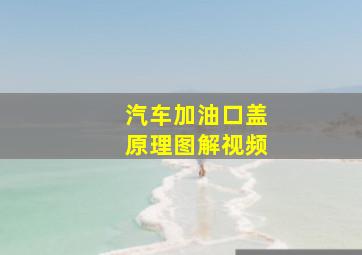 汽车加油口盖原理图解视频