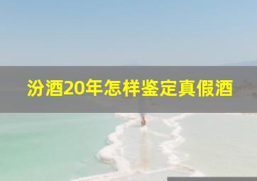 汾酒20年怎样鉴定真假酒