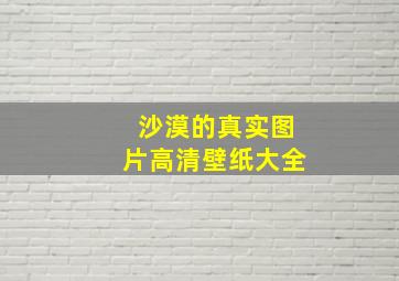 沙漠的真实图片高清壁纸大全