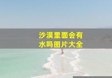 沙漠里面会有水吗图片大全