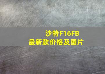 沙特F16FB最新款价格及图片