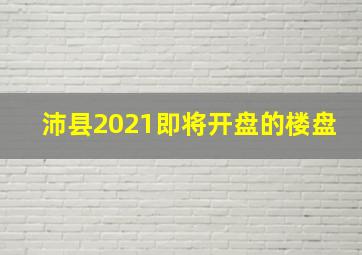 沛县2021即将开盘的楼盘