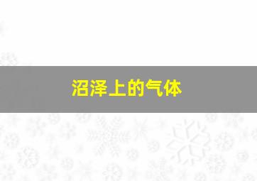 沼泽上的气体