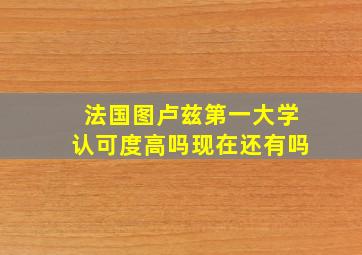 法国图卢兹第一大学认可度高吗现在还有吗