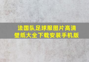 法国队足球服图片高清壁纸大全下载安装手机版