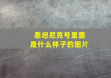 泰坦尼克号里面是什么样子的图片