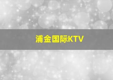 浦金国际KTV