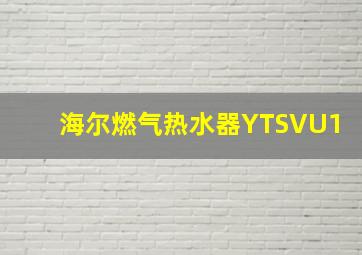 海尔燃气热水器YTSVU1