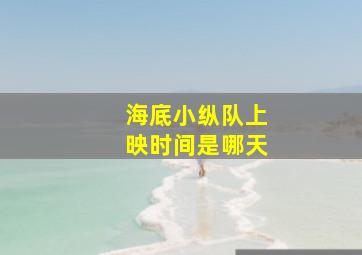 海底小纵队上映时间是哪天