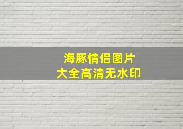 海豚情侣图片大全高清无水印