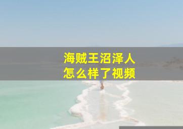 海贼王沼泽人怎么样了视频