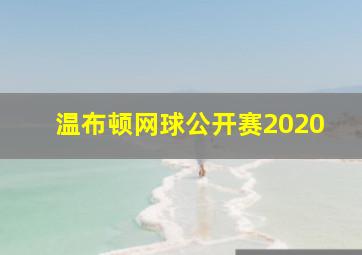 温布顿网球公开赛2020