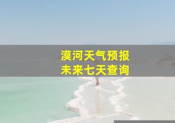 漠河天气预报未来七天查询