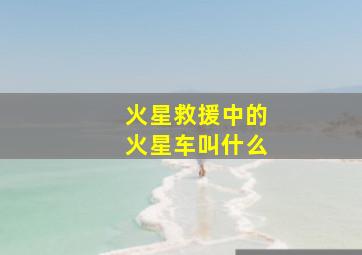 火星救援中的火星车叫什么