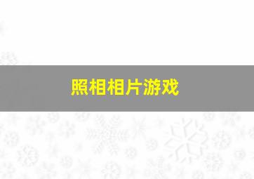 照相相片游戏